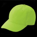 fluorescent / neon green cotton twill cap