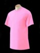 short-sleeve, neon pink T-shirt
